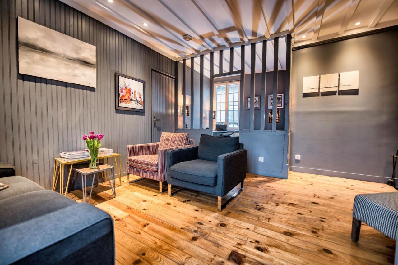 The Grey House Villa Honfleur Exterior foto